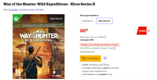 Way of the Hunter: Wild Expeditions (Xbox Series X) voor €16,75 bij Bol