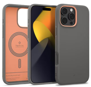 Caseology Nano Pop Mag for iPhone 16 Pro – Papaya Grey - £11.99