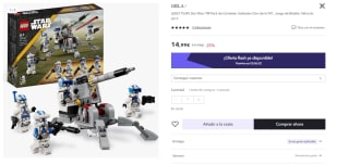 LEGO Star Wars - Pack de Combate: Soldados Clon de la 501 por 11,24€