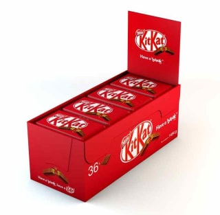 Kitkat Nestlé Kit Kat Chocolate con Leche 36 ud por 14,40€