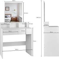 T-LoVendo Mueble Tocador para Maquillaje, por 70,83€ (58,83€ cuentas nueva)