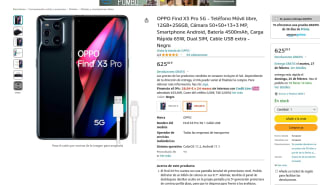 OPPO Find X3 Pro 5G 12G 256GB Cámara 50+50+13+3 MP por 625€