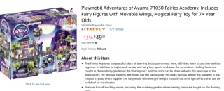 Playmobil Feeën Academie (71030) voor €58,39 bij Amazon