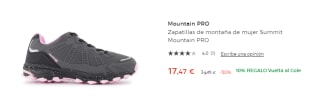 Zapatillas de Trekking de mujer Mountain PRO Summit por 17.47€