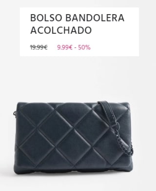 Bolso Bandolera Acolchado por 9.99€
