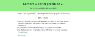Amazon: compra 3 por el precio de 2 - juguetes