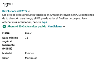 Disney El Rey León: Simba Cachorro Juguete Infantil Lego por solo 15,79€