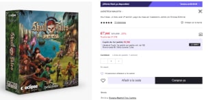 Juego de Mesa Skull tales: ¡A toda vela! 2ª edición por 67.99€ (Cuenta Nueva 55.99€)