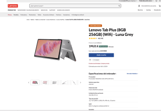 Lenovo Tab Plus 8GB 256GB Wifi por solo 199,01€
