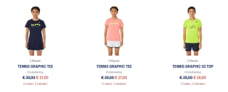 3 kopen=2 betalen op alle kleding + schoenen tijdens de Asics Outlet