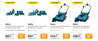 Gratis Makita 40V Max XGT 4.0 Ah Li-Ion accu bij aankoop van een Makita tuin- en/of parkmachine bij Toolnation
