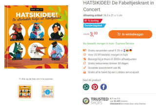 HATSIKIDEE! De Fabeltjeskrant in Concert voor €3 bij Lobbes