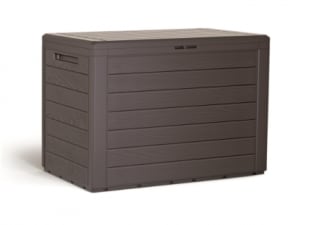 Baúl Jardín Woodebox Exterior/Interior 78X43.8X55cm 190L - Chocolate por 26,90€