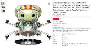 Funko Pop! Ride Super Deluxe: Star Wars Rebels Hera Syndulla In X-Wing por 14,99€