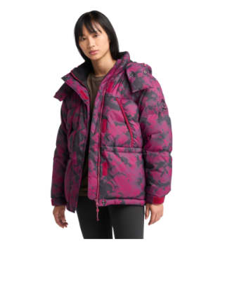 Chaqueta estampada y acolchada Timerland de plumón reciclado Howker para mujer por 157.5€