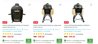 15% korting op alle Bastard kamado's barbecues bij Intratuin.