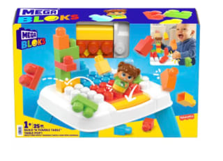 MEGA Bloks Tafel bouw en leer - 25 blokken voor €12,99 bij Kruidvat