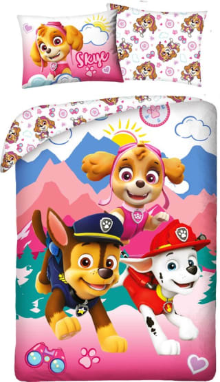 PAW Patrol Dekbedovertrek Skye - Eenpersoons - 140 x 200 cm - Katoen voor €24,25 bij Bol