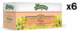 6 Paquetes de Hornimans Tila Infusión con Ingredientes 100% Naturales | 25 bolsitas | Sin Teína por 6.45€
