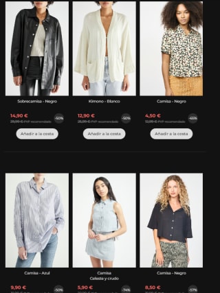 Rebajas hasta 75% Pull & Bear ropa y calzado