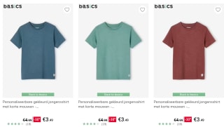 30% korting op geselecteerde basics baby/kinderkleding bij Vertbaudet