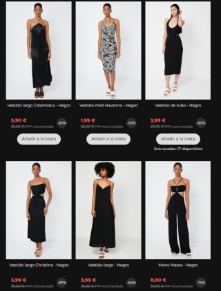 Oferta hasta 95% ropa H&M precios de locura