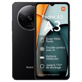 Smartphone 6.71" Xiaomi Redmi A3 Noir à 139,95€