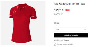 Polo para Mujer Nike Academy 21 - Dri-FIT por 12.99€