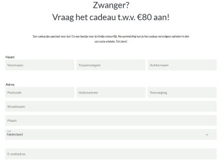 Gratis cadeau t.w.v. €80 aanvragen bij Babypark als je zwanger bent
