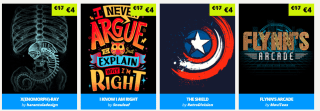 Diverse Qwertee shirts voor €4