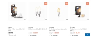 Tot 35% korting op Philips Hue artikelen bij Multibazaar