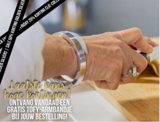 Gratis armband + 50% korting op Golden Silvers collectie én 20% korting op gehele CLIC-collectie bij Clic by Suzanne