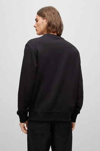 BOSS Sweatshirt met labelprint, model 'Soleri' voor €47,95 bij Amazon