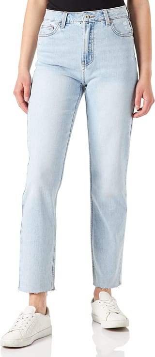ONLY dames Straight Fit jeans 'Emily' voor €13,86 bij Amazon