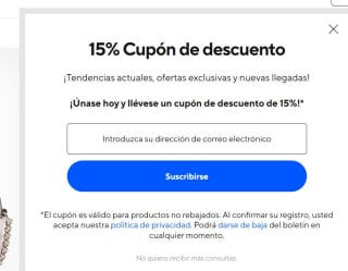 15% descuento para tu primera compra en Wardow