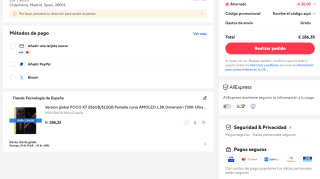 Xiaomi Smartphone Poco X7 5G Versión Global 8GB/256GB por 186,35€