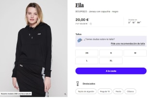Sudadera para Mujer Fila BOURGES por 20€