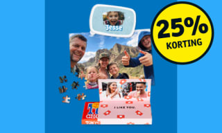 25% korting op alle fotocadeaus bij Kruidvat
