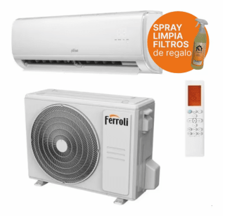 Aire acondicionado Ferroli GIADA S 12 WIFI por solo 315€