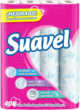Papel Higiénico Suavel 40 rollos por $112 | Descuento Amazon