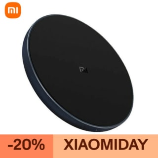 Xiaomi Cargador Rápido Inalámbrico con base de carga por 14,39€.
