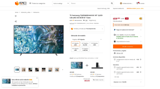 TV Samsung TQ 65" por 659€
