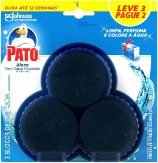 Desodorizador Sanitário Pato para Caixa Acoplada - Leve 3 Pague 2 unidades - R$ 21,69