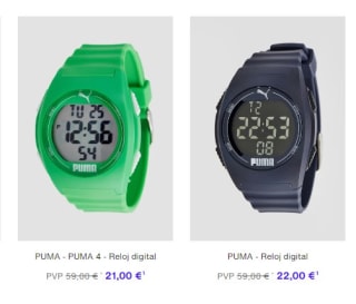 Recopilación de relojes desde 8,50€ en Zalando privé