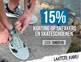 15% korting op sneakers en skateschoenen bij Impericon