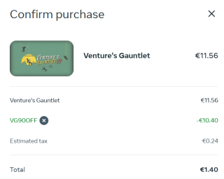 Venture's Gauntlet voor €1,40 bij Meta