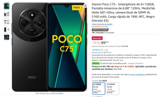 Xiaomi Poco C75 de 6GB/128GB por 89,99€ y el 8GB/256GB por 99,99€