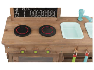 Houten Playtive Buiten speelgoedkeuken voor €29,99 in de Lidl webshop