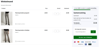 2e broek voor €5,99 op dames flared broeken bij terStal