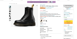 Botas Dr. Martens 1460 Vegan por solo 71,74€